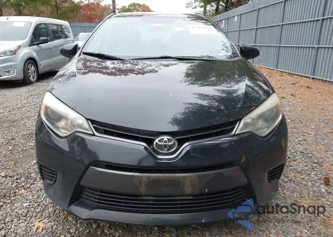 2015 Toyota Corolla Le из США, поврежденный, VIN 2T1BURHE4FC284491
